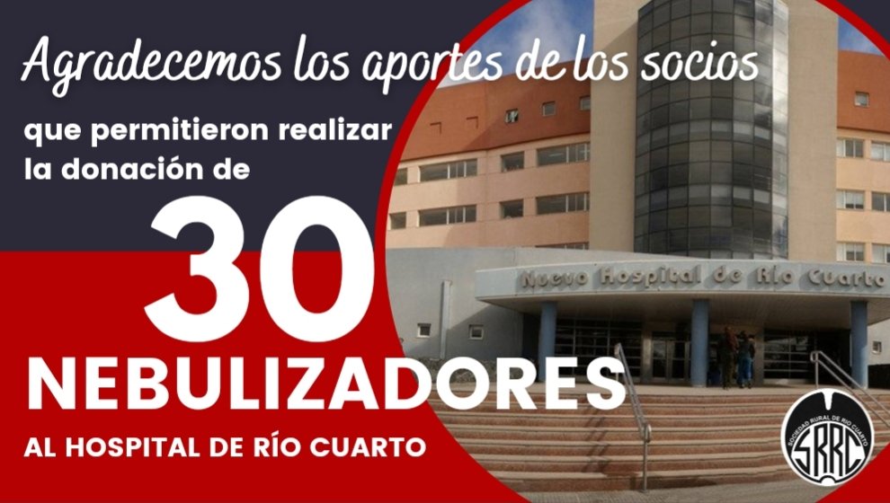 Queremos dar las gracias 👏 a nuestro socios, ya que gracias a su aporte pudimos entregar 30 nebulizadores al Hospital San Antonio de Padua 😷