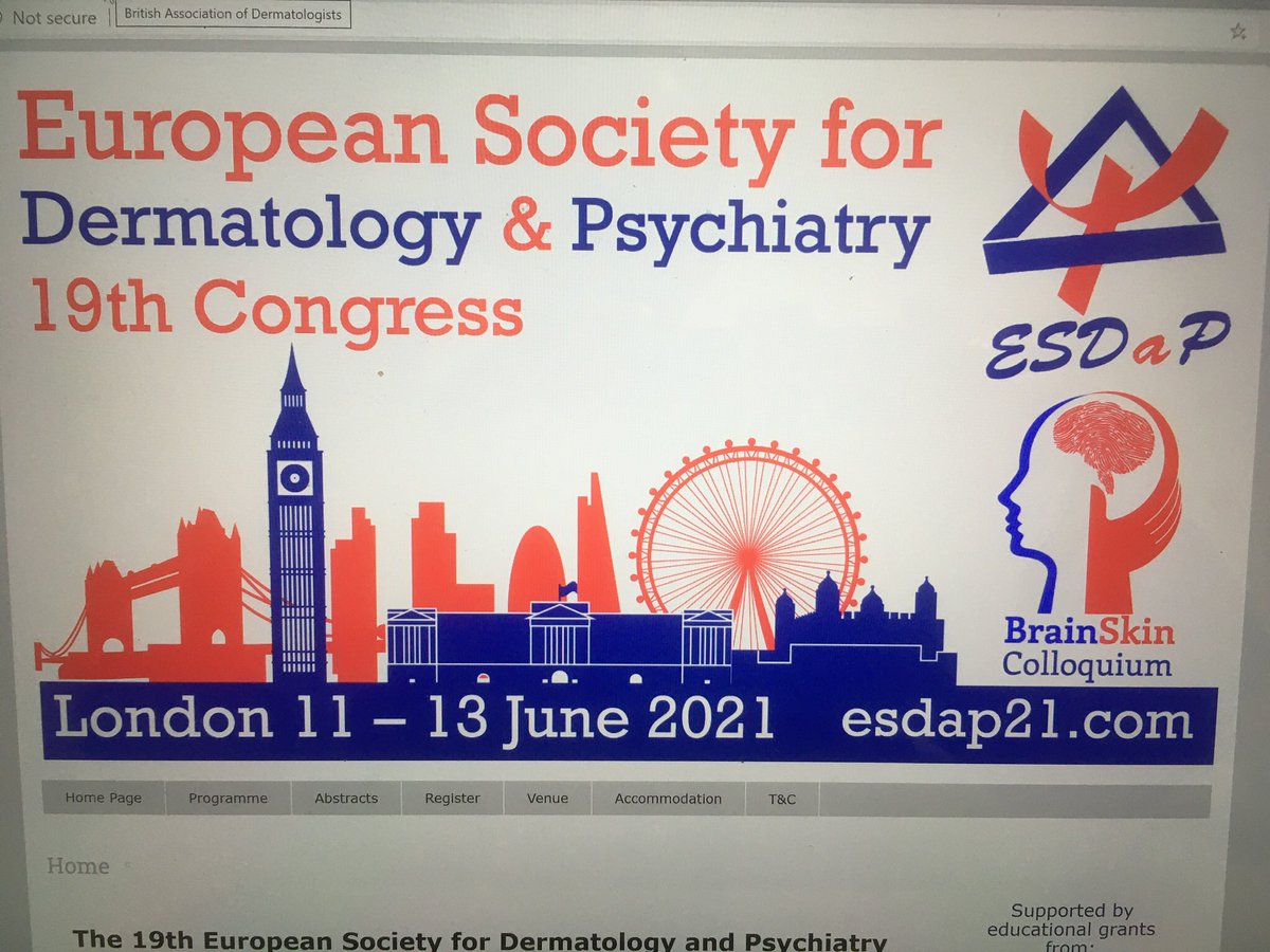 Thank you to everyone who contributed, chaired, presented and facilitated the ESDaP21 and Brain Sin Colloquium meeting. Great meeting. Excellent posters and presentations.