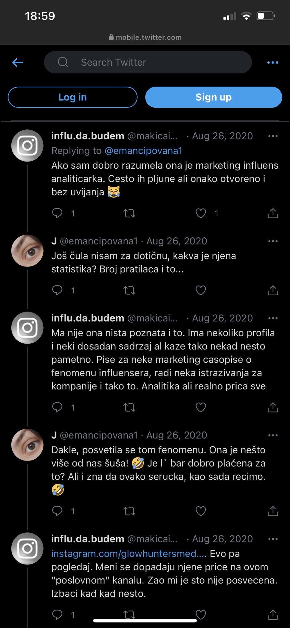 Instagram od kurvi