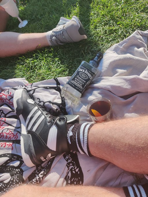 It's sunny &amp; I've drank a whole bottle of Jack Daniels so please disregard any further updates x https://t<a href="/tag/fuckingknackered"class="tags"><span>#fuckingknackered</span></a>
