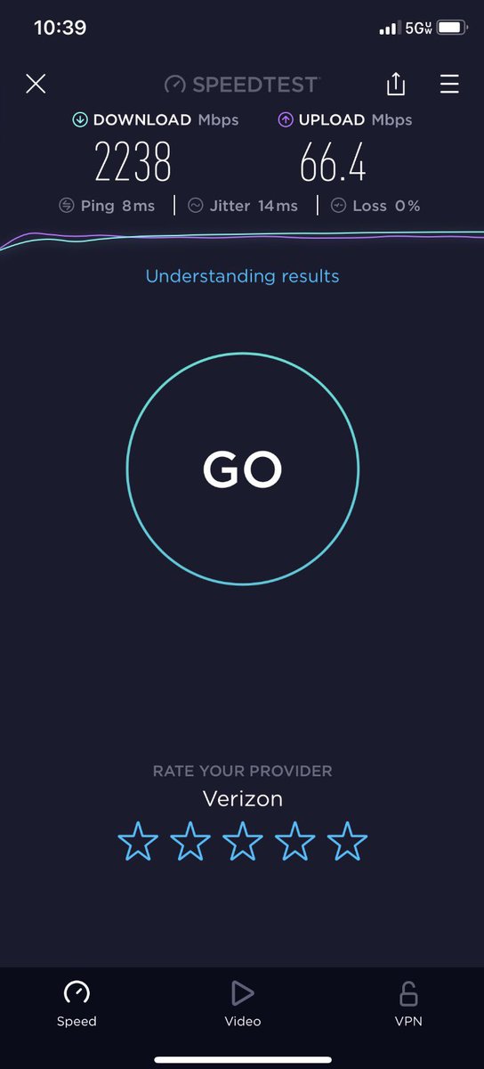 ChristianMcGee's tweet photo. Curious how fast 5G Ultra Wide is?? #5GUW #5G #ultrawide #5GUltraWide https://t.co/XJaVNzq04L