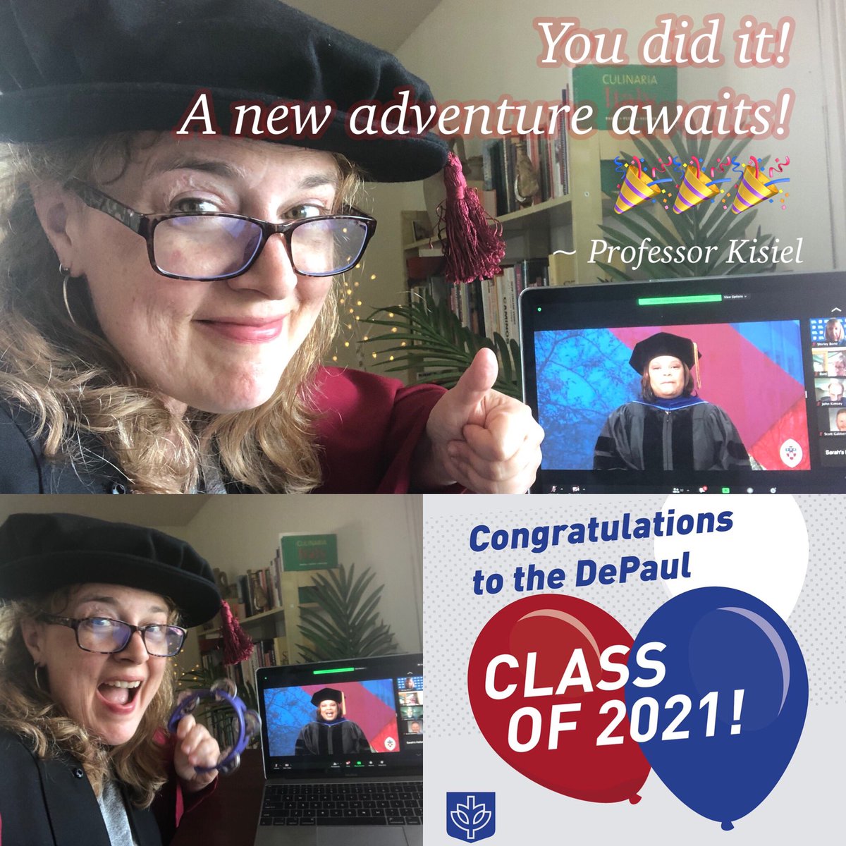 SO proud of all our students today!!!#DePaulGrad2021 <a href="/DePaulSCPS/">DePaul SCPS</a> <a href="/DePaulU/">DePaul University</a> 👏🏻👏🏻👏🏻