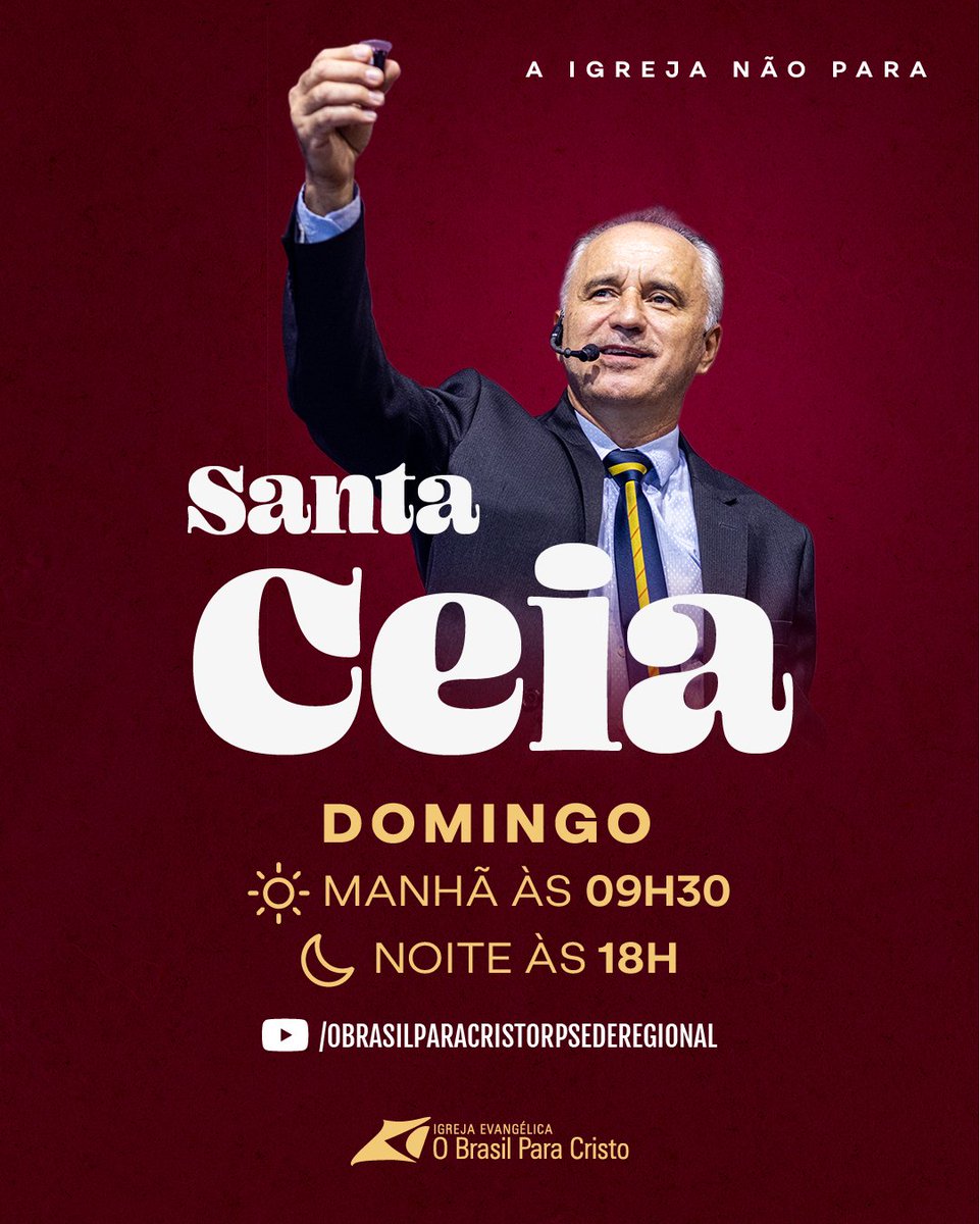 obpcrp's tweet photo. Shalom Queridos irmãos.

Domingo é dia de celebrarmos o culto da Família e a Ceia do Senhor.

Clique no link abaixo e em nosso canal do YouTube escolha o horário que irá participar
https://t.co/xYLv2ZgFFt https://t.co/unwhWJBYDg