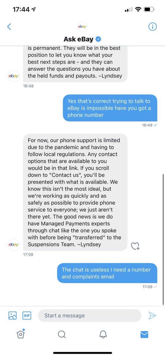 DonachieDaryl's tweet photo. @AskeBay @FinancialTimes @MailOnline so you told me to contact managed payment who wouldn’t do anything eBay won’t do anything nor give me any information https://t.co/IYiFGyJYCI