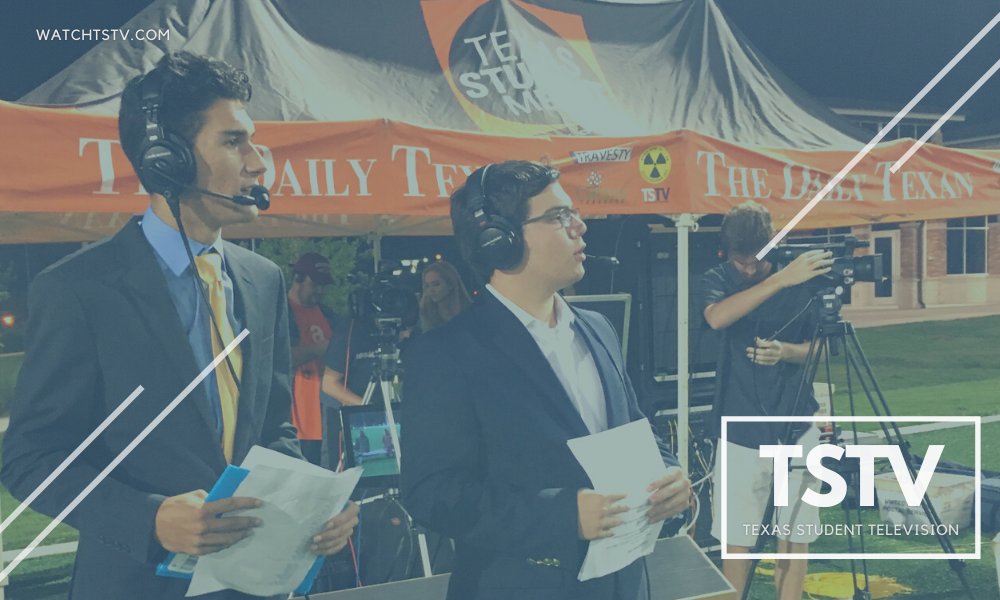 TexasStudentTV's tweet photo. Hey #UT25 ever thought about working on TV? Texas Student Television allows you to connect, learn, and create! For more info come by and visit us at the Hornlink Org Fairs! They take place on Mondays from 4-5 pm. We're open to all majors and hope to see you there! https://t.co/1qDgPlI0xv