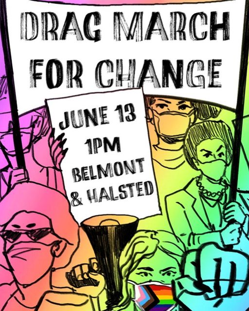 HealingToAction's tweet photo. Amplifying this peaceful protest organized by @bravespacealliance happening tomorrow! Gathering at 12:30pm at Belmont & Halsted. March in support of #BlackLivesMatter and demand justice for victims of police brutality and excessive force. #PrideInChicago #GetBrave https://t.co/DIXQ84sCRR