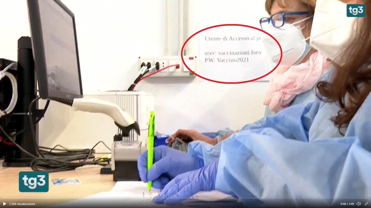 Chissà come avranno fatto questi diabolici hacker a rubare i dati delle vaccinazioni...