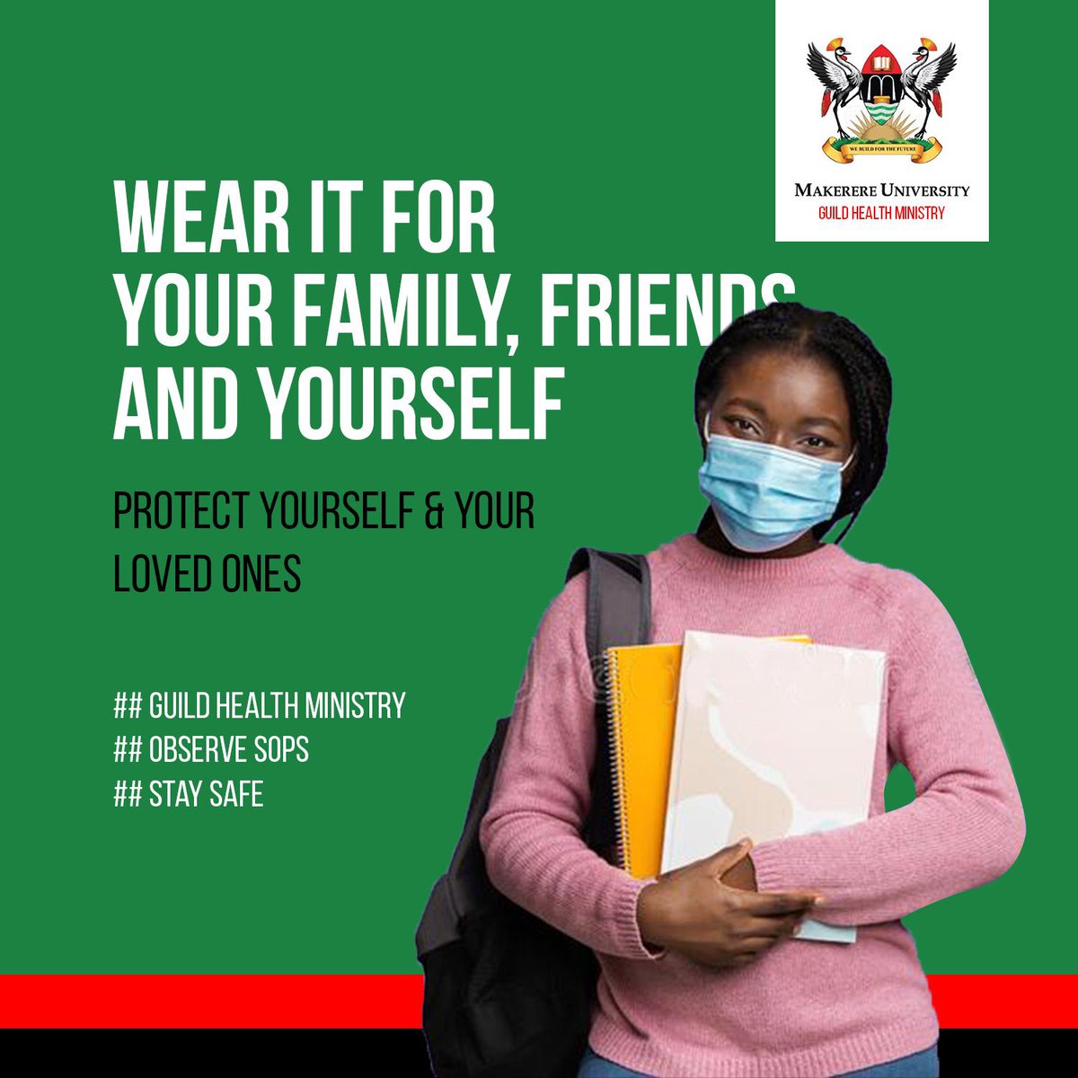 Good to see @MakGuild through its Ministry of Health creating awareness and sensitizing fellow students about Covid-19. #StaySafe