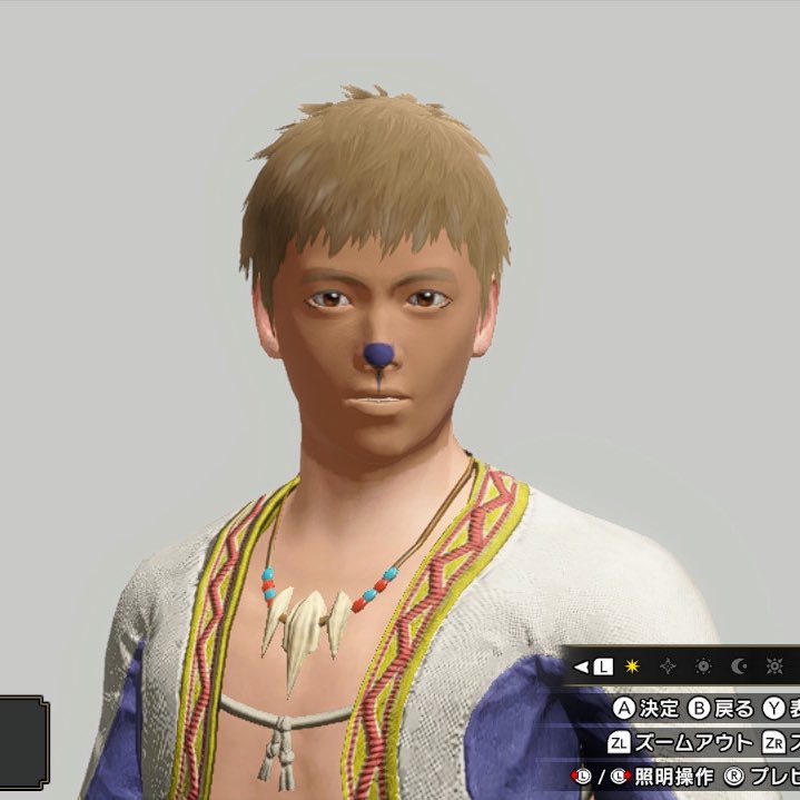 YAMAMOTO青っ鼻のトナカイ ONE PIECE｜ダブルフェイスカーデ 青っ鼻のトナカイ ONE PIECE｜ダブルフェイスカーディガン 男女兼用 L