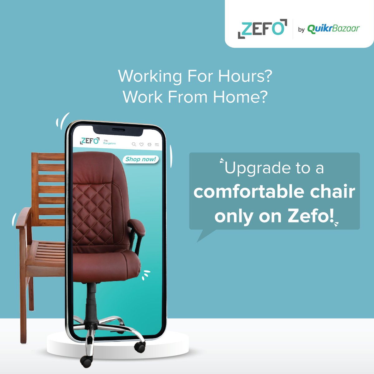 You could be tired from all the work but not from your office chair. Reward yourself with a comfortable office chair only from Zefo!

bit.ly/TwGoZefoSP

#Zefo #ZefoLove #GenZefo #LatestFurniture #RefurbishedGoods #unboxedproducts #GenZefo