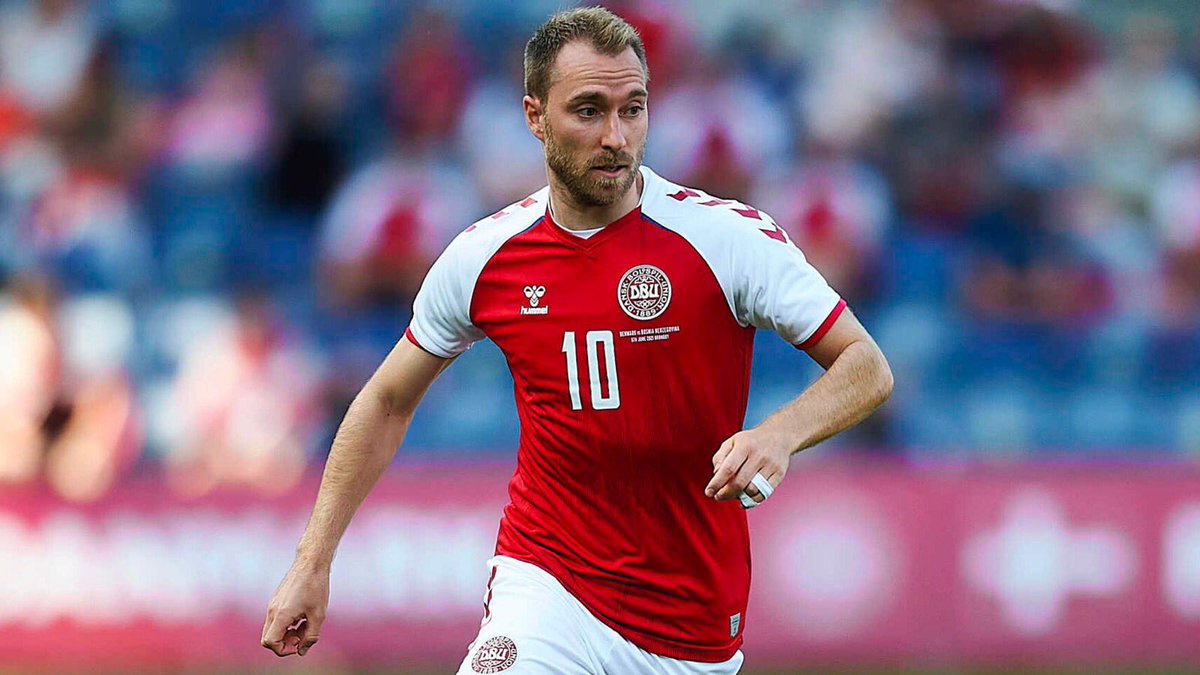 All of our thoughts and prayers are with Christian Eriksen and his family 🙏🏼🇩🇰 <a href="/ChrisEriksen8/">Christian Eriksen</a> <a href="/dbulandshold/">Fodboldlandsholdene 🇩🇰</a>