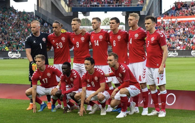 thecasualultra's tweet photo. Denmark’s players are heroes. Their actions today will be what we all remember long term. More so than whoever wins the euros competition 🇩🇰❤️ https://t.co/9KPsDmRtbC