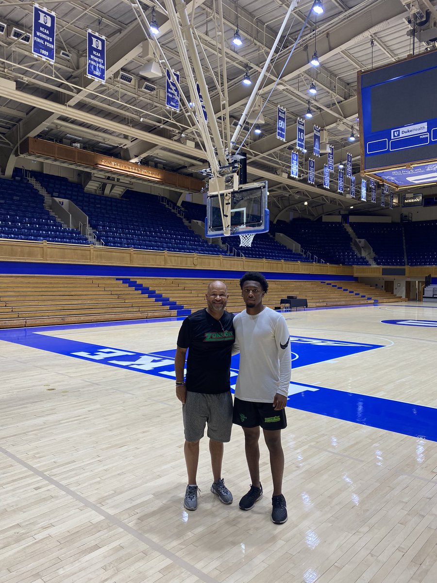 Had a great time at Duke camp today thank you to the Duke staff. @coachbenalbert @Coach_DanHicks @DUFBRecruit