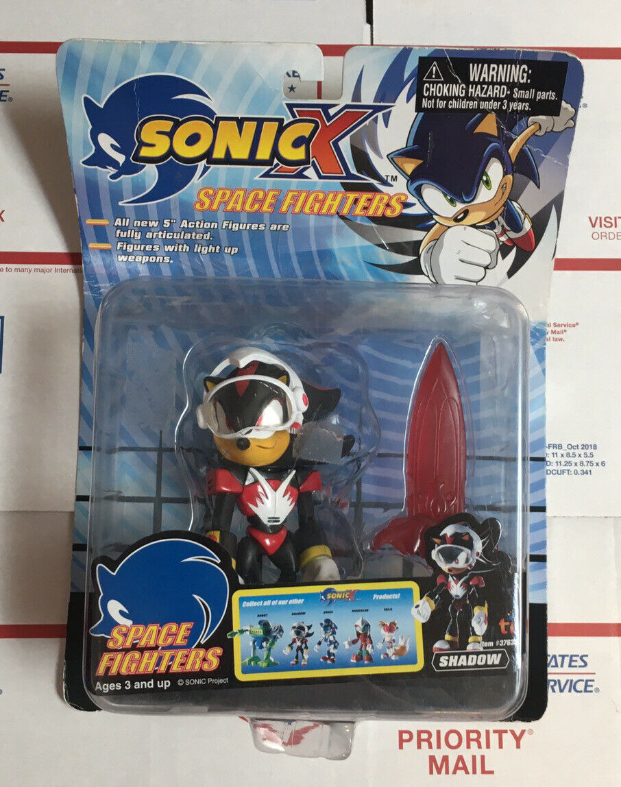 Shadow - Sonic X - Chaos Emeralds - Toy Island Action Figure