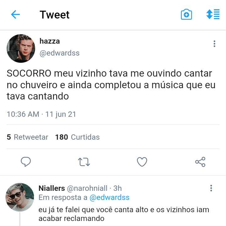 Laur vai ver o Harry e o Zayn tweet media