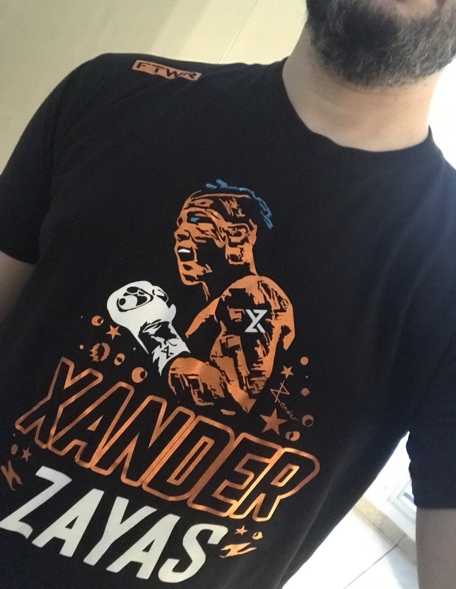 It’s Fight Day and I’m rockin my @XanderZayas shirt. @FTWRBrand @trboxeo 🥊🇵🇷 #críaboricua 
#WatchHimRise 
#TeamXander 
#SangreNueva 
#youngking