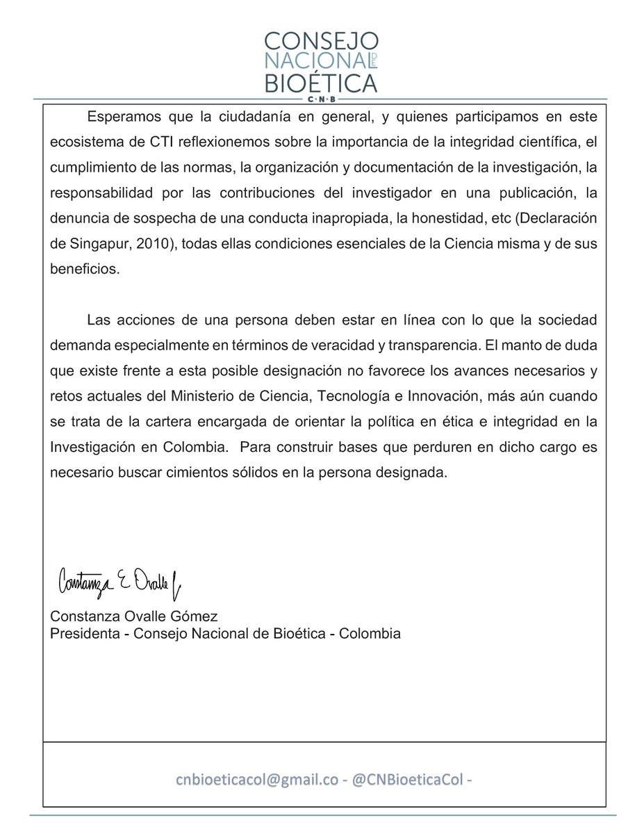 ceovalle's tweet photo. @CNBioeticaCol https://t.co/JYxojf7rJj