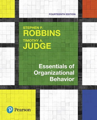 PDF] FREE' Essentials of Organizational Behavior (14th Edition) by Stephen  P. Robbins, Timothy A. Judge / X