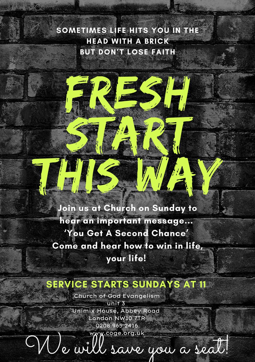 GOD GIVES A SECOND CHANCE!