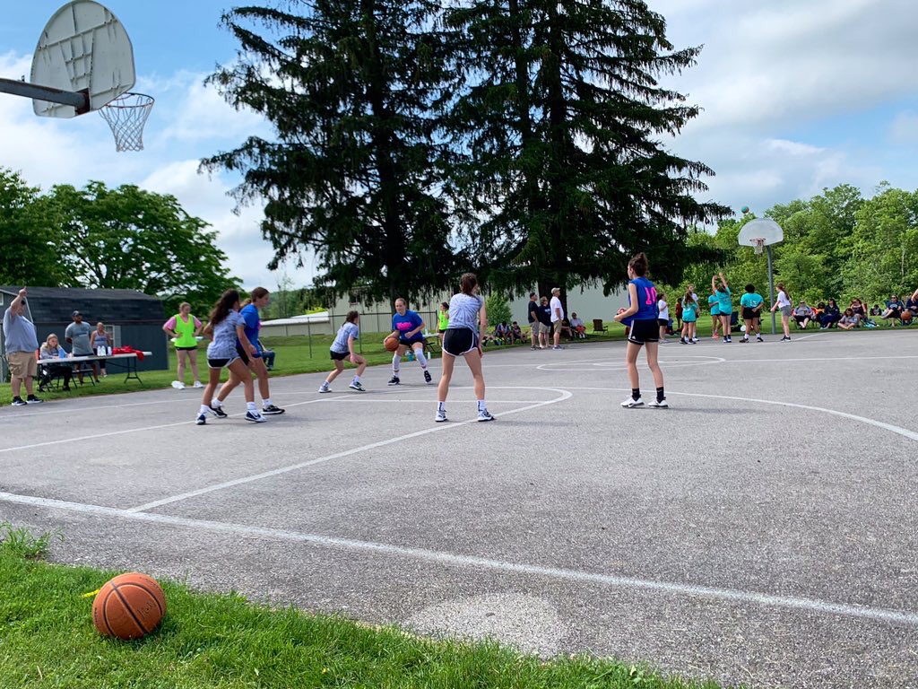 CCRedDevilBball's tweet photo. It was an A+ day for local hoopers playing in the Summer Tipoff 3-on-3 Tournament @ the Ebensburg Memorial Courts today. HUGE S/O to our rising 8th grade Lady Devil go-getters Alaina Long &amp; Kaylee Venslosky for organizing and running the event!! #GoDevils https://t.co/4EuSGbml4Z