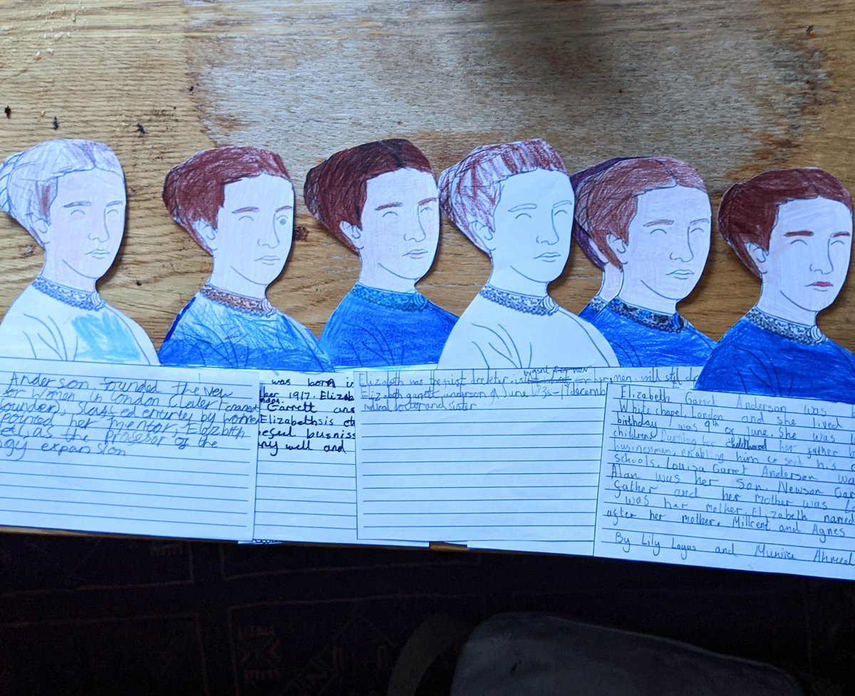 HistoryTown's tweet photo. Finished painting...and the  exhibition is in Phoenix Road for #MuseumWeek2021 #outdoorisnewindoor 
#LocalCitizen @ENPrimarySchool come and see your pupils' work on #socialreformers of #SomersTown. Lockdown online storytimes with @engage_here and @HistoryTown https://t.co/WfFAw7NkRr
