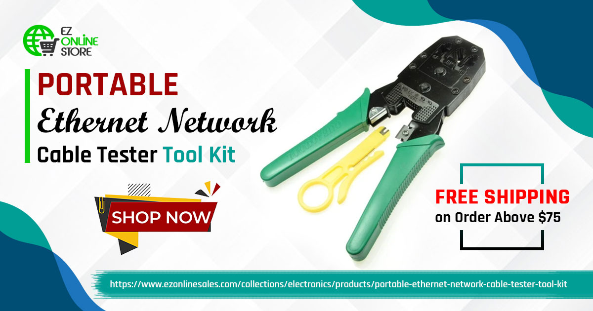 EZOnlineStore1's tweet image. Buy Ethernet Network Cable Tester tool kit at the EZ Online Store at the best price, Suitable
for network cable with RJ45 Connector and ADSL Cable with RJ11 Connect. Reach the
product directly here: bit.ly/3sW6IJC
#portabletester #cabletester #networktester #autotester