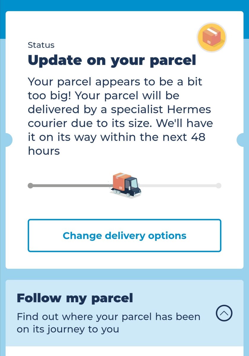 adze69's tweet photo. @Hermesparcels it doesn't look good when a standard size pillow is too large for delivery! https://t.co/GLNJh0QCwe