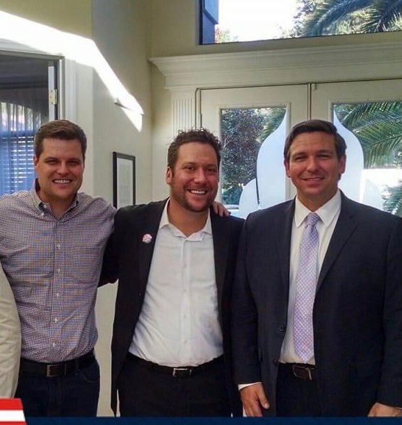 KayKaty's tweet photo. @RemoveRon Yes. Hoping the feds are pulling threads on all of his interactions with his 2018 gubernatorial  campaign manager Matt Gaetz and their convicted criminal "wing men" Joel Greenberg &amp; Roger Stone.
#RonDeathSantis
#CorruptionRUs https://t.co/RNKeYAnql9