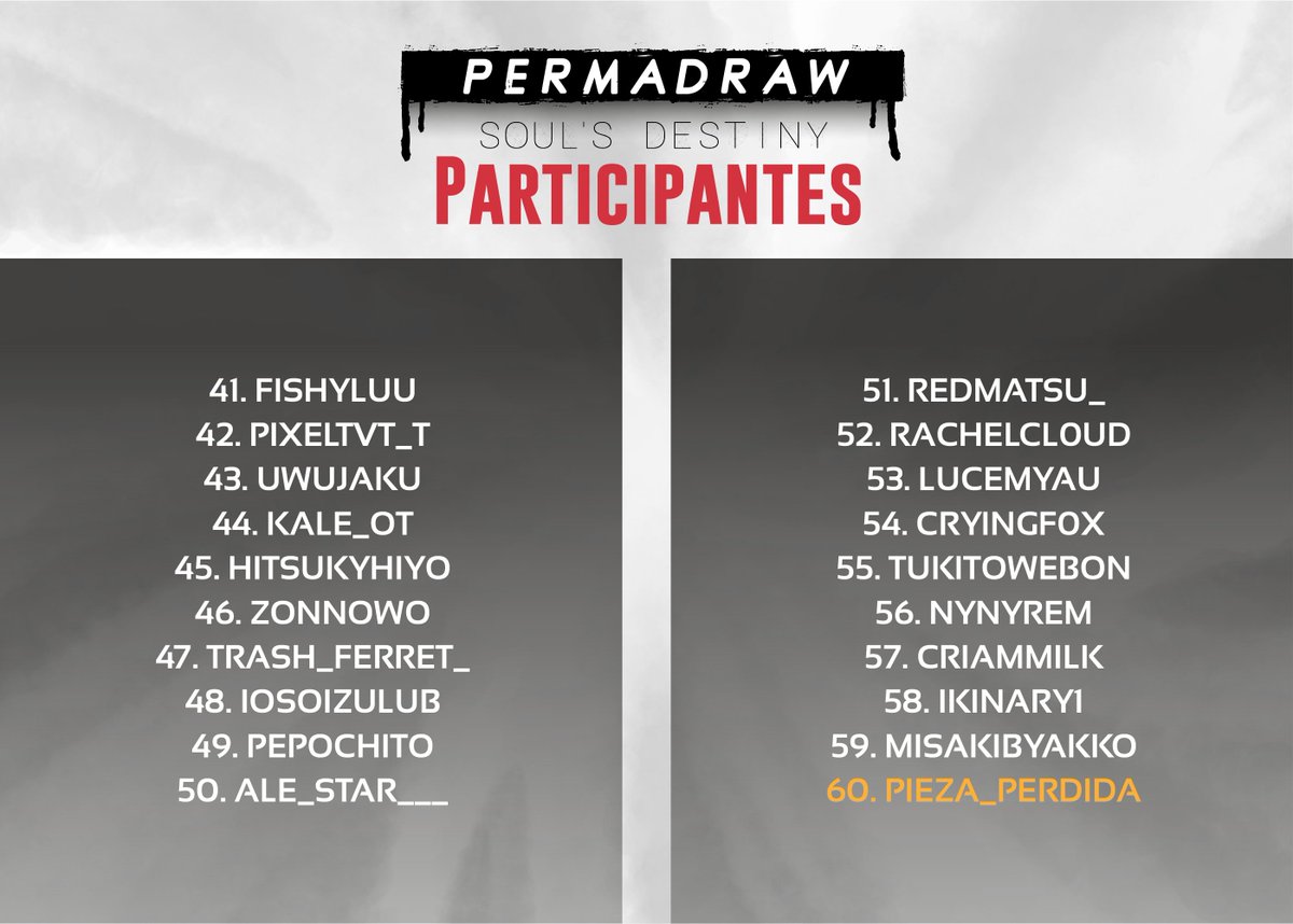 PermaDraw's tweet photo. ---Tercer grupo--- https://t.co/Zmb7HVlPsp