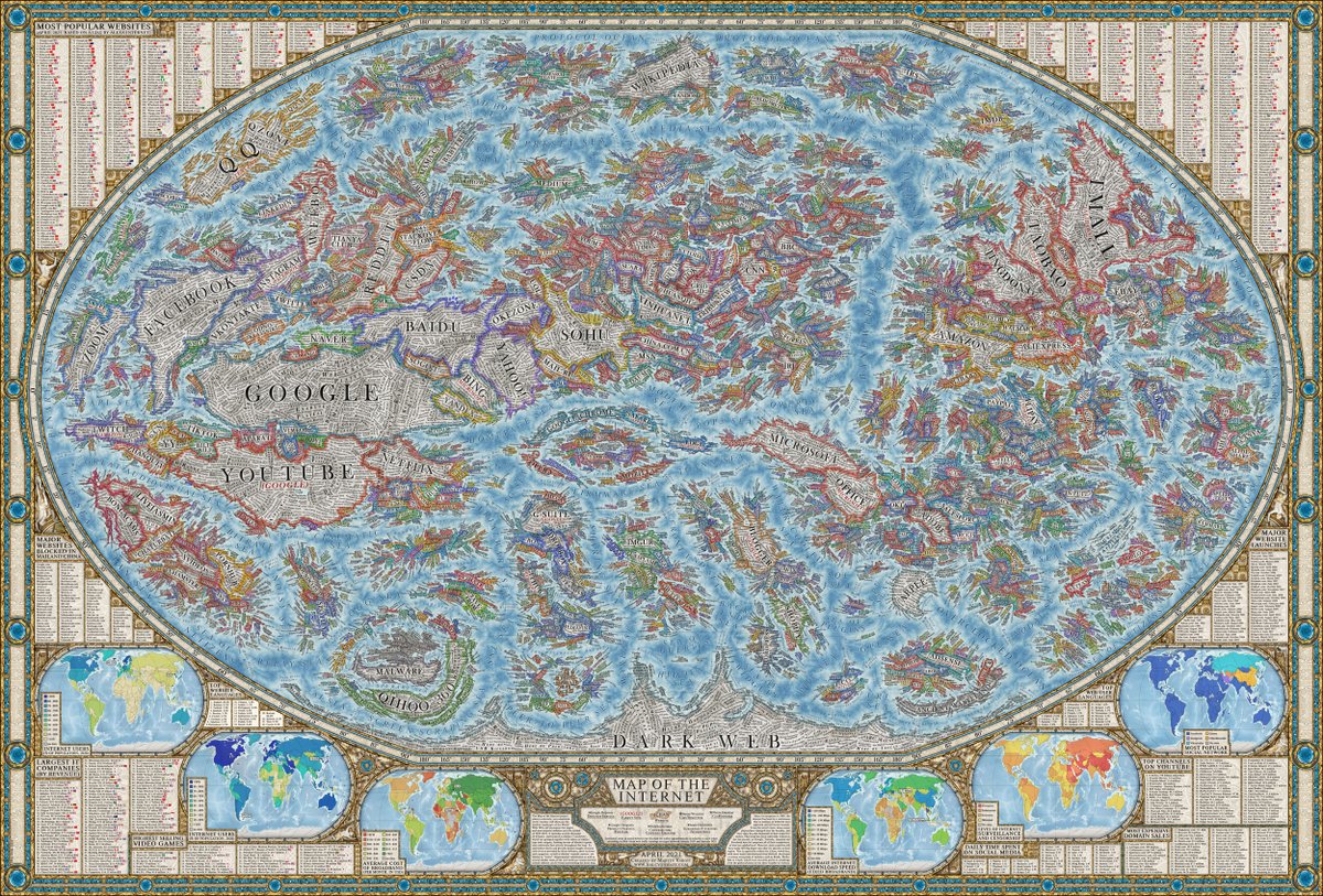 A Beautiful, High-Resolution Map of the Internet (2021) 

openculture.com/2021/06/a-beau…