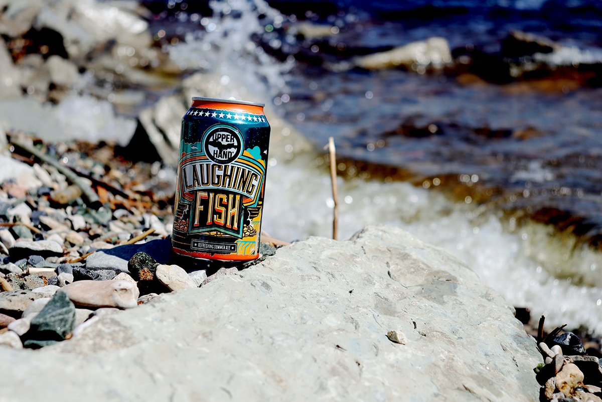 UpperHandBeer's tweet photo. Splash into the weekend with Laughing Fish our refreshing summer ale.
Now available! #FindtheFish here: https://t.co/dtDZsjz97Z https://t.co/gtdxMvbXqS