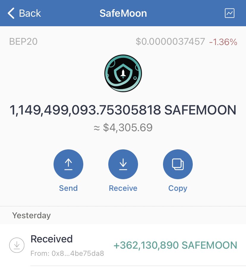 battlemetaphor's tweet photo. 🤯Yesterday, I literally got paid in safemoon for a construction service I provided. This is unreal. #SafeMoonCommunity https://t.co/m5KYoojpkG