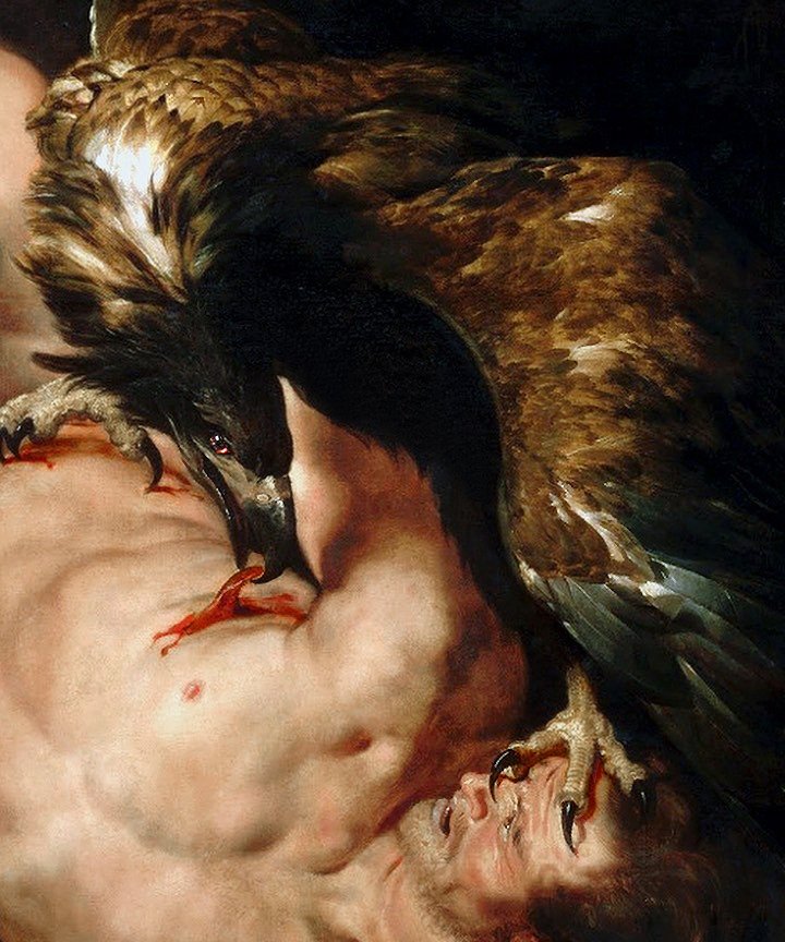 solisolsoli's tweet photo. Prometheus Bound, 1611–12, by Peter Paul Rubens (detail) https://t.co/mkSasmv1q1