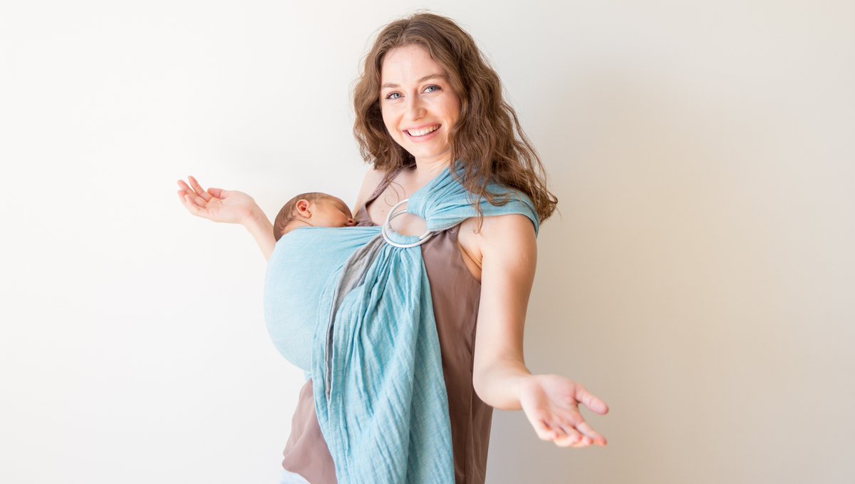 👌👶Lightweight baby ring sling wrap carrier. #babysling #ringsling #breathable #muslin #wrapcarrier #babycarrier #babywrap #babywearing #mebien #mebiensling #baby #mother #mom #formom #formother #babyshower #babyshowergift #giftformom #giftformother amazon.com/s?k=baby+carri…