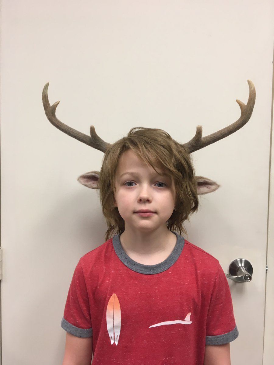 First Hair/makeup test with <a href="/ChristanConvery/">CHRISTIAN CONVERY</a> 

 #SweetToothWatchParty