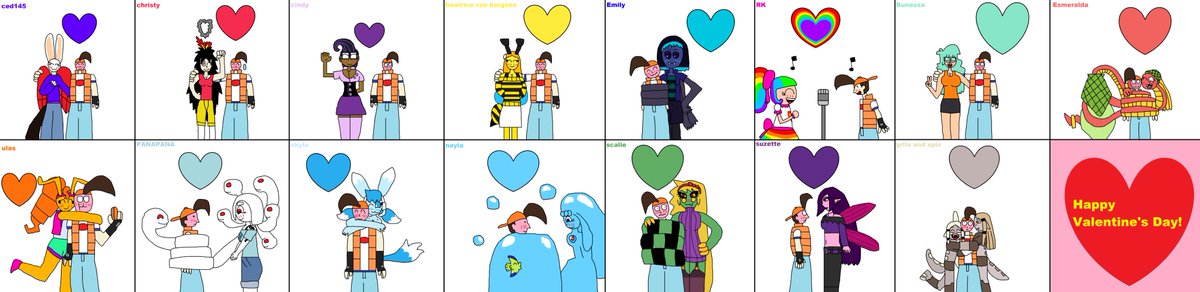 DemonFunarel's tweet photo. Valentine's Day Date
#ValentinesDay #valentinesdaygift #diadosnamorados @JoelGuerraC @Yojama8 @87sukiyaki @JW_Cartoonist @ToonTK_Official @CloudeeToonz @Shinyillusionz @crazyiscrazyYT @NellJoestar @101K1tty @StarSylveon11 @lolwutburger
@dbMisadventure https://t.co/WI8IJVaa4U