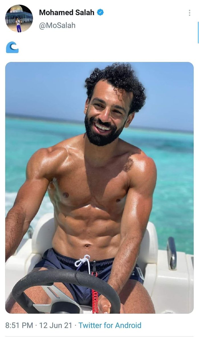 محمد صلاح قام بحذف هذه التغريدة منذ قليل