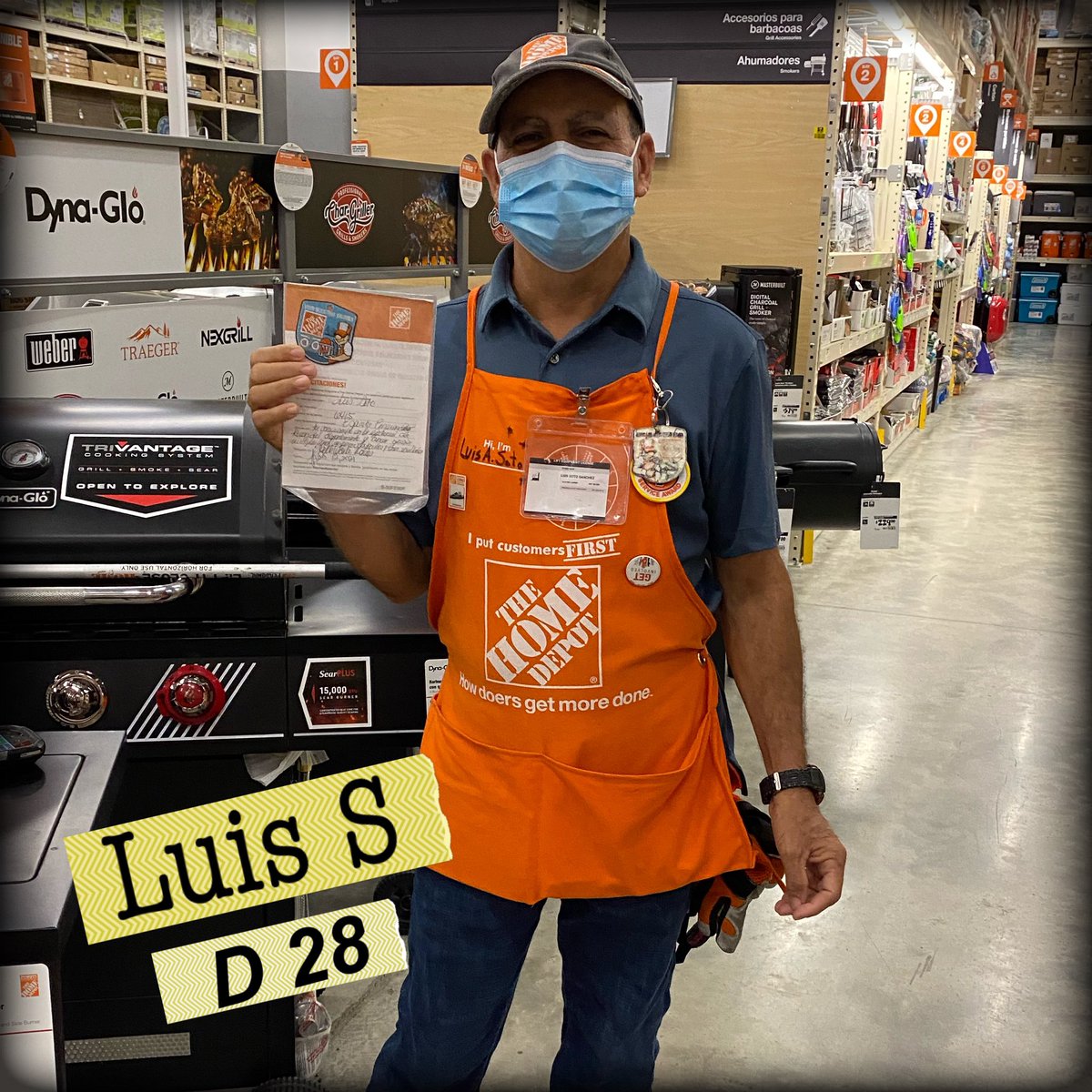 Gracias Luis S, D28 por tu compromiso, identificar oportunidades y luchar por ellas. Estar a la mejor disposición de nuestros clientes y compañeros.