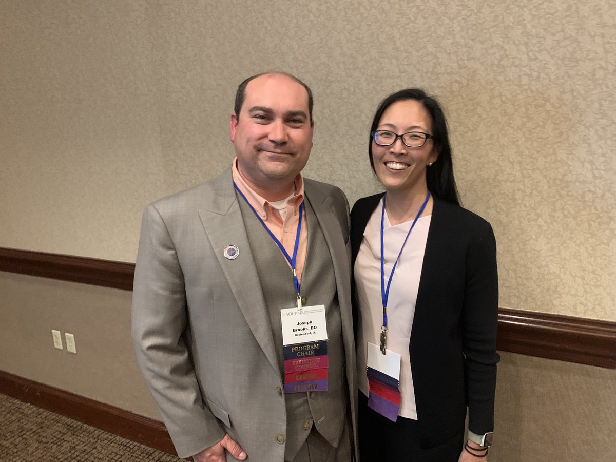 Grateful I was able to serve as Co-Chair of the AOCPMR MYM 2021 with Dr Kendall