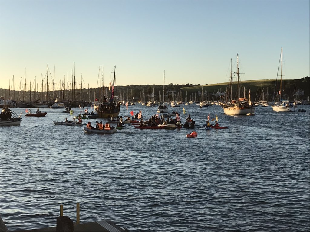 #OceanRebellion at #Falmouth now for #G7Cornwall protest