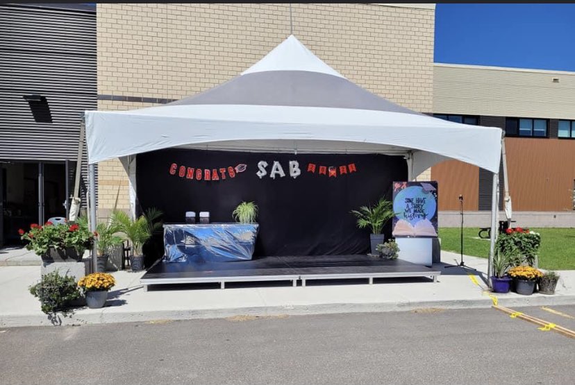 It is a beautiful day for a Graduation! Congratulations to our SAB 2021 Grads. As you cross the stage today, leave our halls, and go wherever the world takes you, we hope you always remember to “Put yourself in God’s hands.” #wearecardinals #grad2021 #choosejoy <a href="/EICSCatholic/">Elk Island Catholic Schools</a>