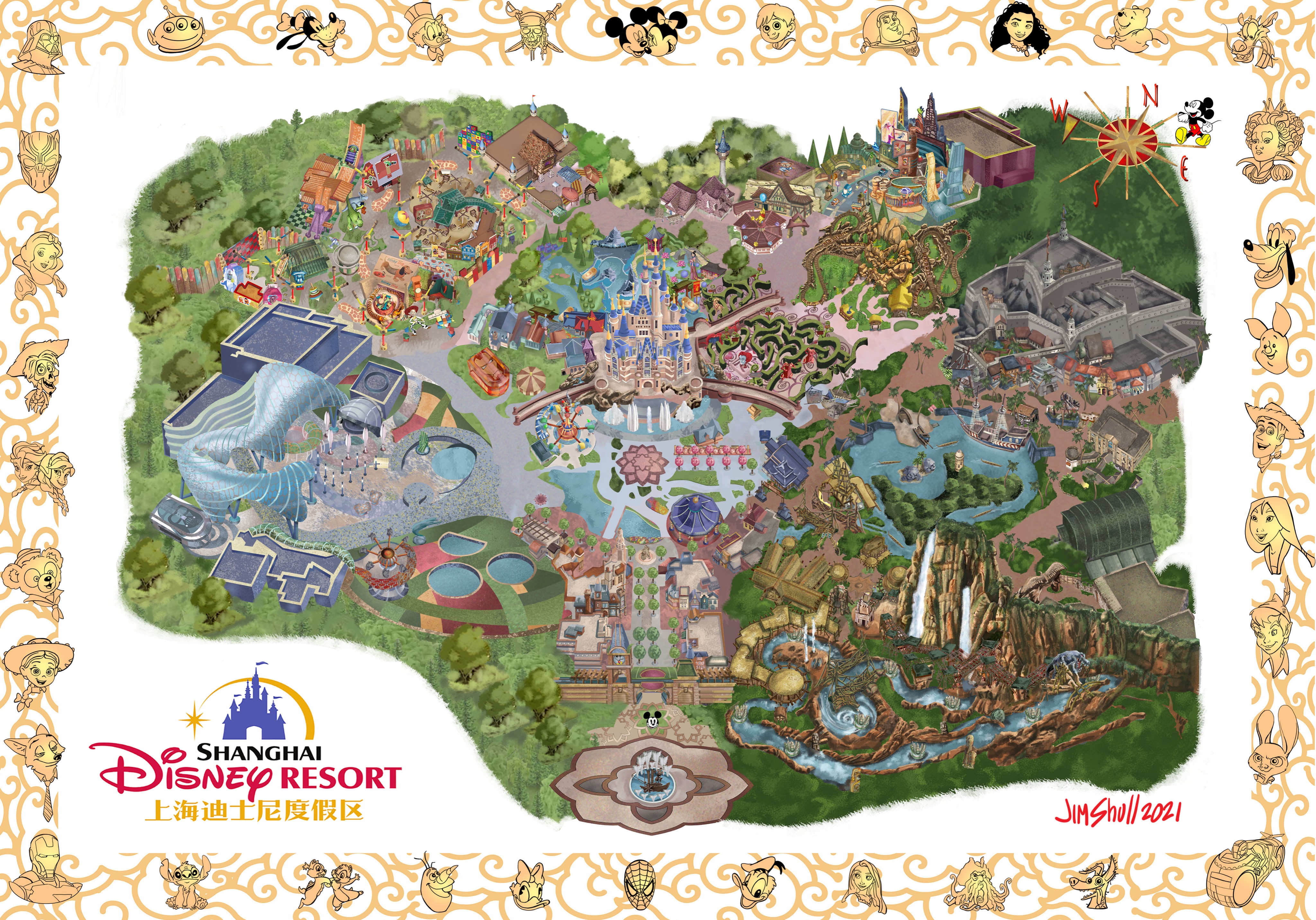 Shanghai Disney Resort Map Jim Shull On Twitter: "June 12Th. 5 Years Ago Was The Final Day Of Trial  Operations For The Shanghai Disney Resort. Congratulations To My Colleagues  Who Spent Years Dreaming And Delivering This