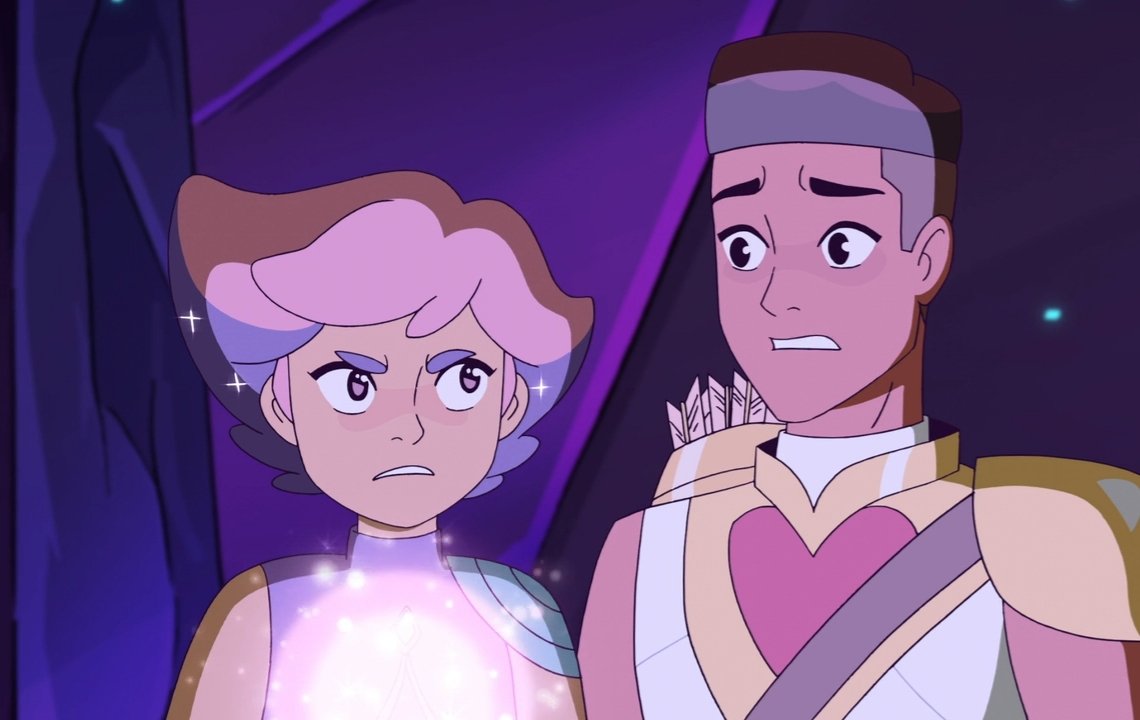 ENTRACPTA's tweet photo. GLIMBOW IN A PINK LIGHT <3 https://t.co/HPmwmmPBD5