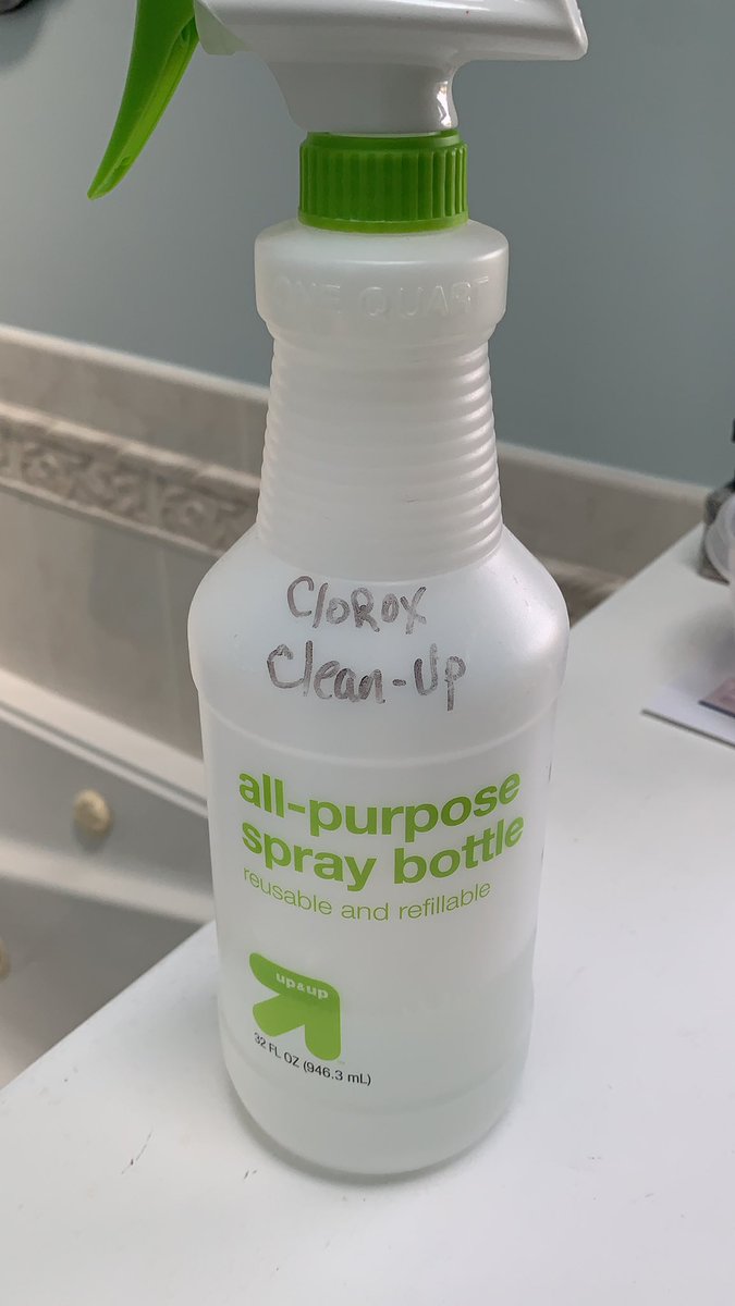 sheilabeckman1's tweet photo. @CloroxCo @CloroxCo  just curious how your product designers feel when I have to transfer your Clorox Cleanup product to my empty bottle of Fantastic or buy a spray bottle?? Your sprayers are TERRIBLE!!  They don’t work! https://t.co/IHr5FJBtjT