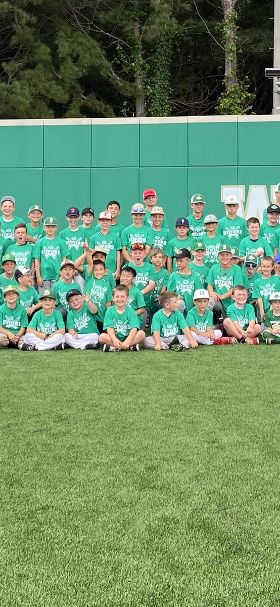 Bwolvesbaseball's tweet photo. Thanks to all the campers and parents for being part of the 2021 Buford Baseball Camp!  What a week. Had to break up the team photo due to so many wolves!! https://t.co/FypptKQeI8