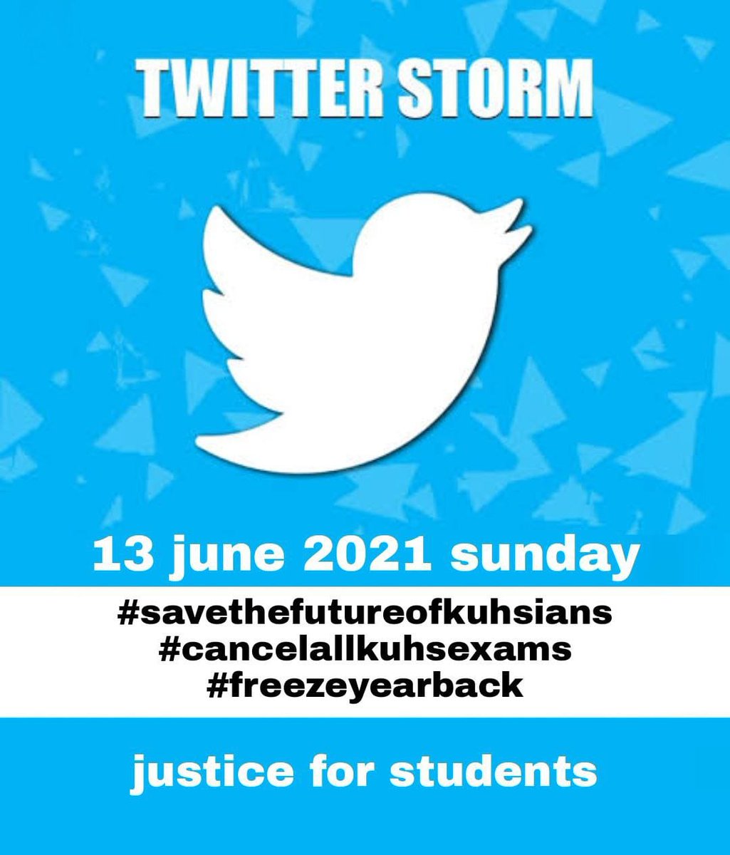 SalmanShahanas's tweet photo. Our future is in your hands.

Time is precious..
Please take an appropriate decision for the sake of our future
#promoteonlineexam
#justiceforkuhsians
#savefutureofkuhsians
 #freezeyearback https://t.co/JSjUJedQVu