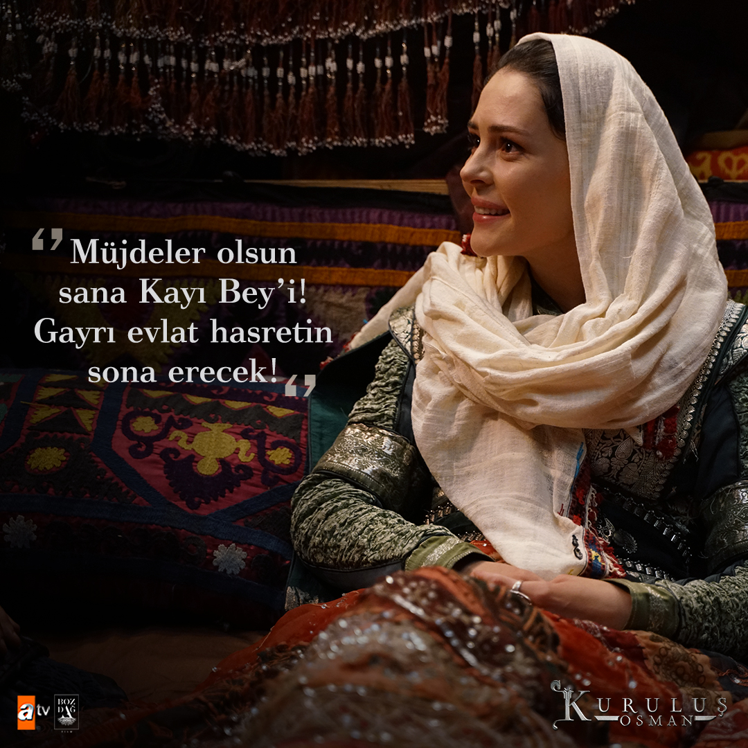 KurulusDizisi's tweet photo. "Müjdeler olsun sana Kayı Bey’i! Gayrı evlat hasretin sona erecek!" #MalhunHatun

#KuruluşOsman 

@bozdagfilm @atvcomtr https://t.co/EPFgGHw6m5