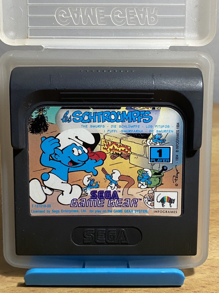 retroconsolero's tweet photo. Y ahora que estoy viendo Boing, me doy cuenta que también hay videojuego (como no) de esta peli para la pequeña de Sega. Si es que había de todo!!!!
Día 70, Juego 69: LES SCHTROUMPFS O “LOS PITUFOS” https://t.co/3QnvKf7qix