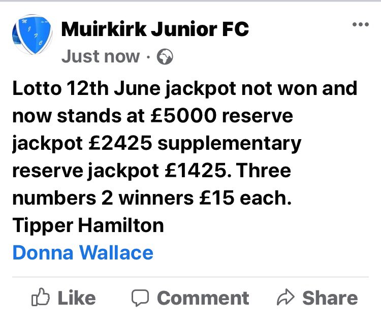 Muirkirk Junior FC tweet media
