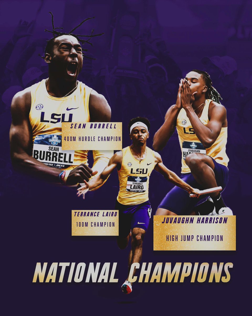 marshallcreate's tweet image. Shout out to @LSUTrackField on winning the Men’s NCAA Outdoor Track and Field  Championship #smsports #sportsgraphics